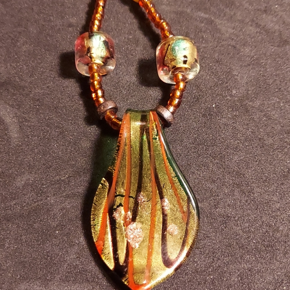 Artisan Lampwork Pendant Necklace